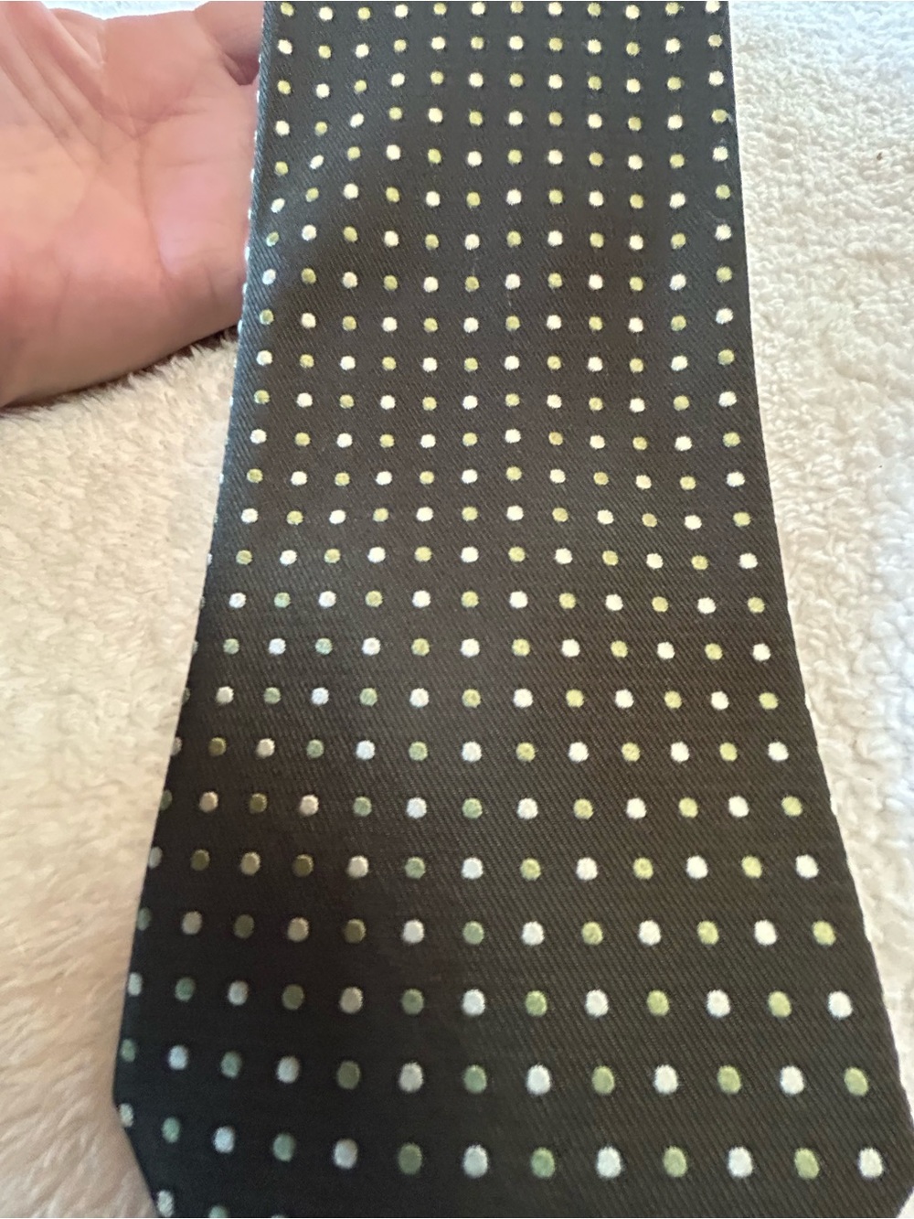 Tall/Long - Black Polka Dot Necktie